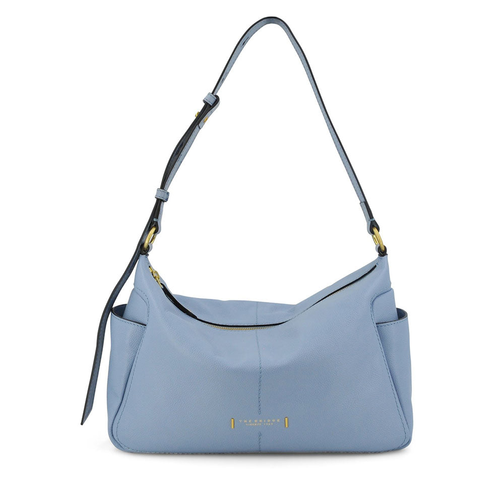 Borsa Donna a Spalla THE BRIDGE linea Letizia in Pelle Azzurra