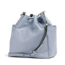 Borsa Donna Secchiello THE BRIDGE linea Letizia in Pelle Azzurro Acqua