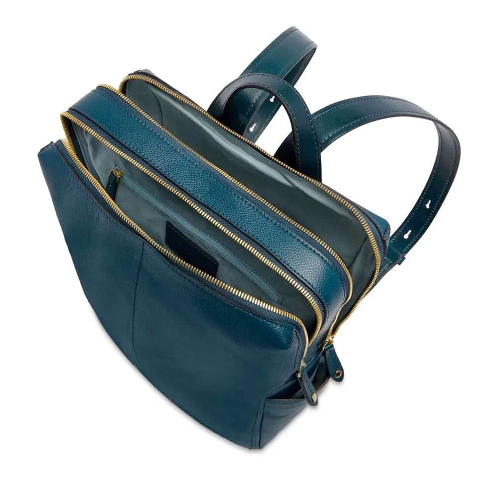 Zaino Donna THE BRIDGE linea Letizia in Pelle Blu Pavone