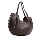Maxi Shopping Bag Donna THE BRIDGE linea Marisa in Pelle color Moka