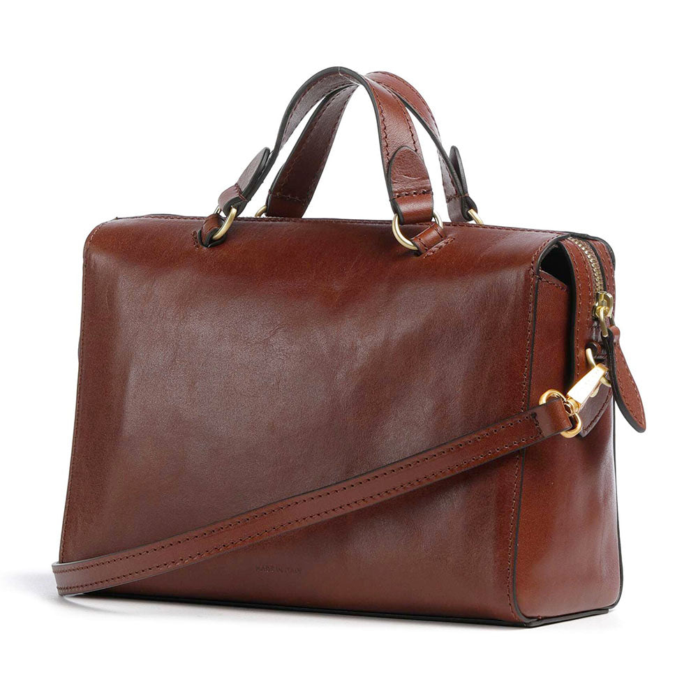 Borsa Donna Bauletto THE BRIDGE linea Frida in Pelle Marrone