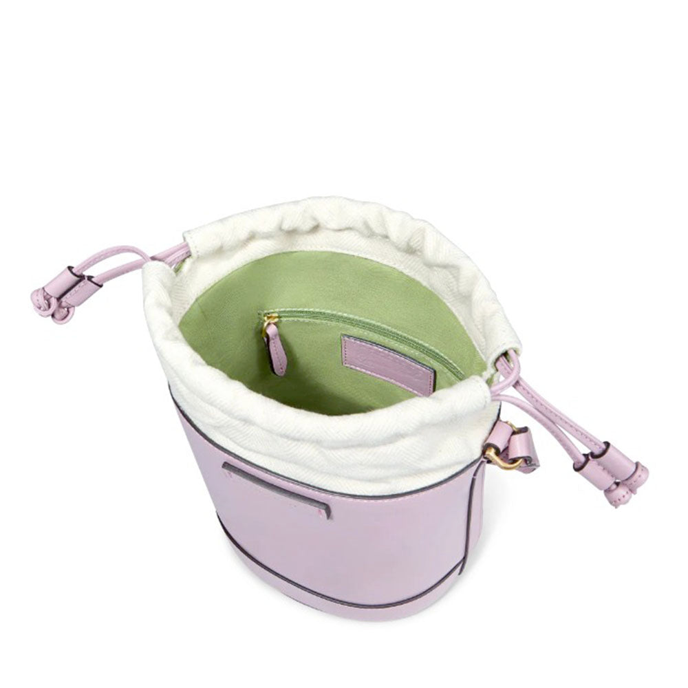 Borsa Donna a Secchiello THE BRIDGE linea Greta in Pelle Blossom Pink