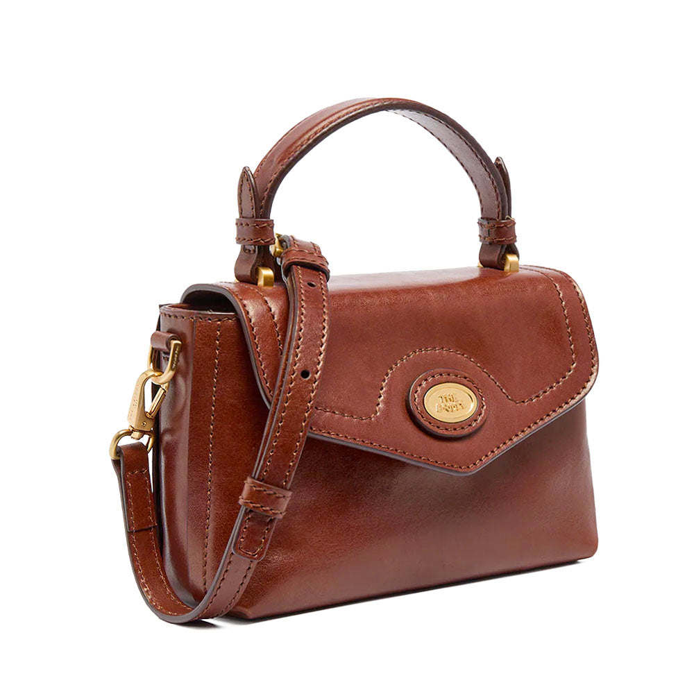 Borsa Donna a Mano Mini THE BRIDGE linea Story in Pelle Marrone
