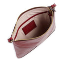 Borsa Donna Piatta a Tracolla THE BRIDGE linea Frida in Pelle Rosso Barolo
