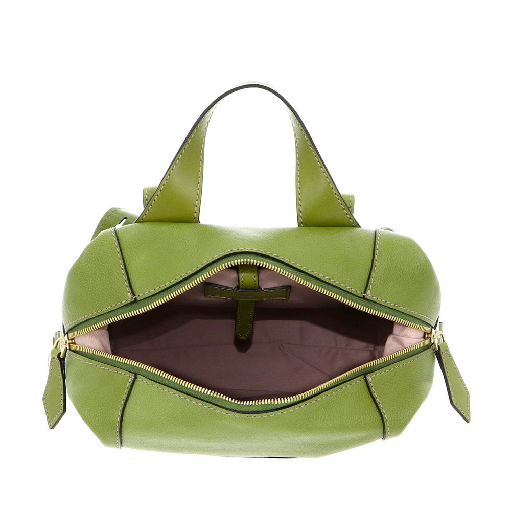 Zaino Donna THE BRIDGE linea Gemma in Pelle Verde Pistacchio