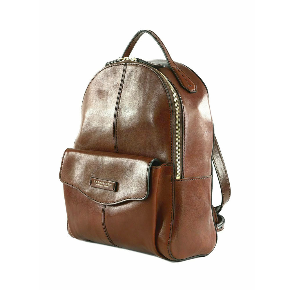 Zaino Donna Grande THE BRIDGE linea Gloria in Pelle Marrone