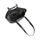 Women's Black Leather Tote Bag THE BRIDGE Martina