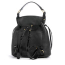 Zaino Donna con Pattina THE BRIDGE linea Martina in Pelle Nera