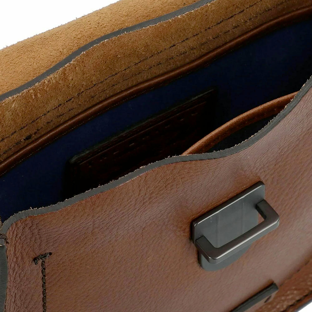 Borsello Uomo THE BRIDGE linea Ettore in Pelle Marrone