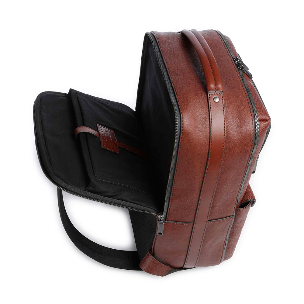 Zaino Uomo Underseat THE BRIDGE linea Ludovico in Pelle Marrone