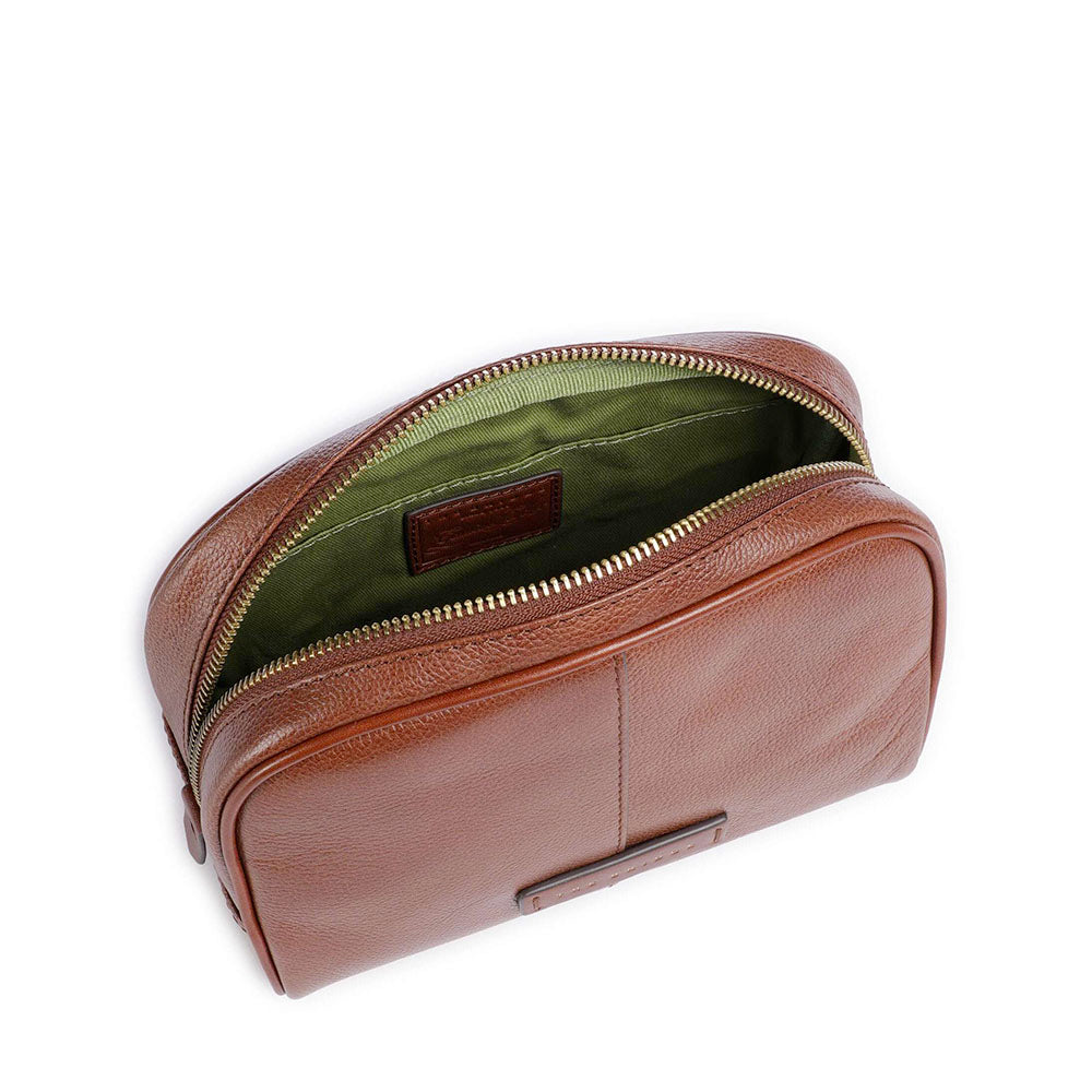 Beauty Case THE BRIDGE linea Elisabetta in Pelle Marrone