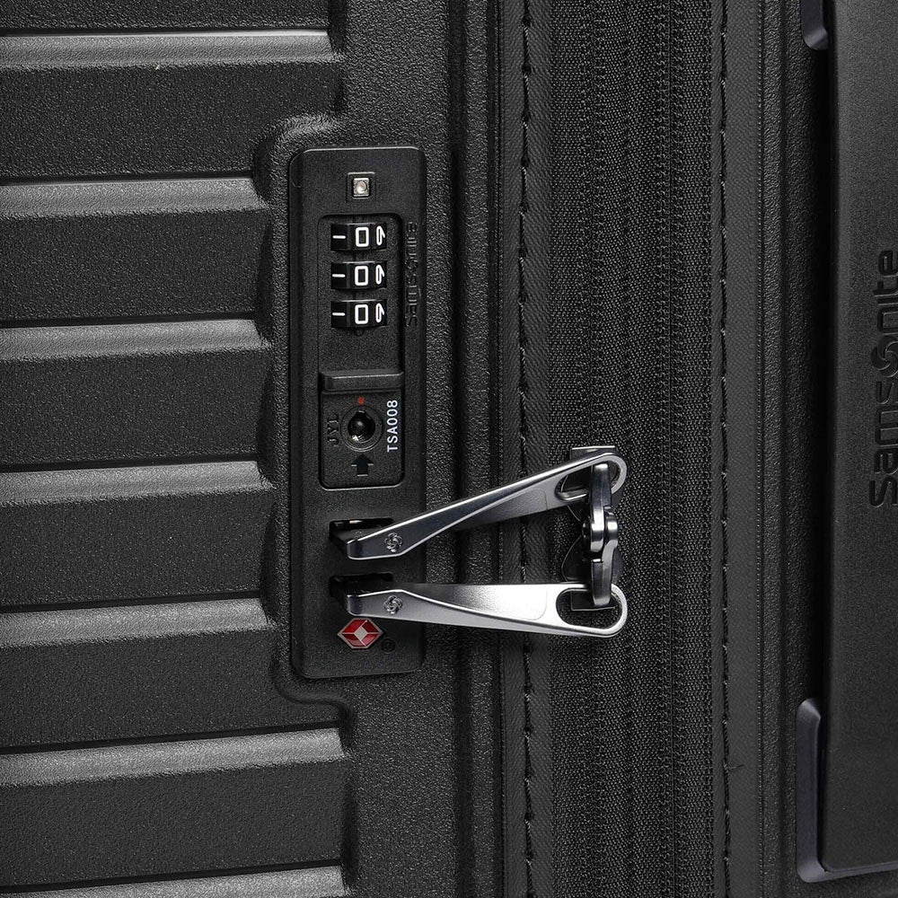 Großer Hartschalen-Trolley mit 4 Rollen SAMSONITE Modell Intuo erweiterbar in Schwarz