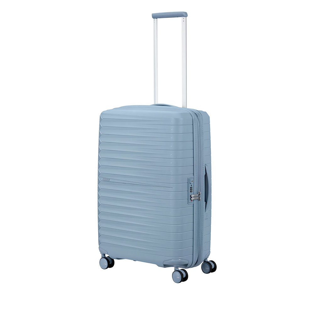 Trolley Medio Rigido Espandibile 4 Ruote AMERICAN TOURISTER linea FastForward colore Steel Blue