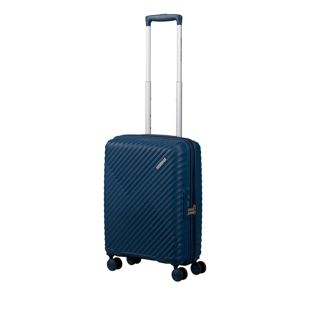 Trolley Cabina Rigido 4 Ruote AMERICAN TOURISTER linea Diablast colore Darkwave Blue