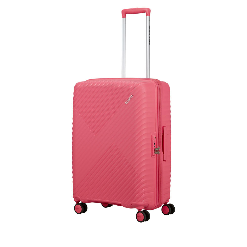 Trolley Medio Rigido Espandibile AMERICAN TOURISTER linea Diablast colore Pink Glitch