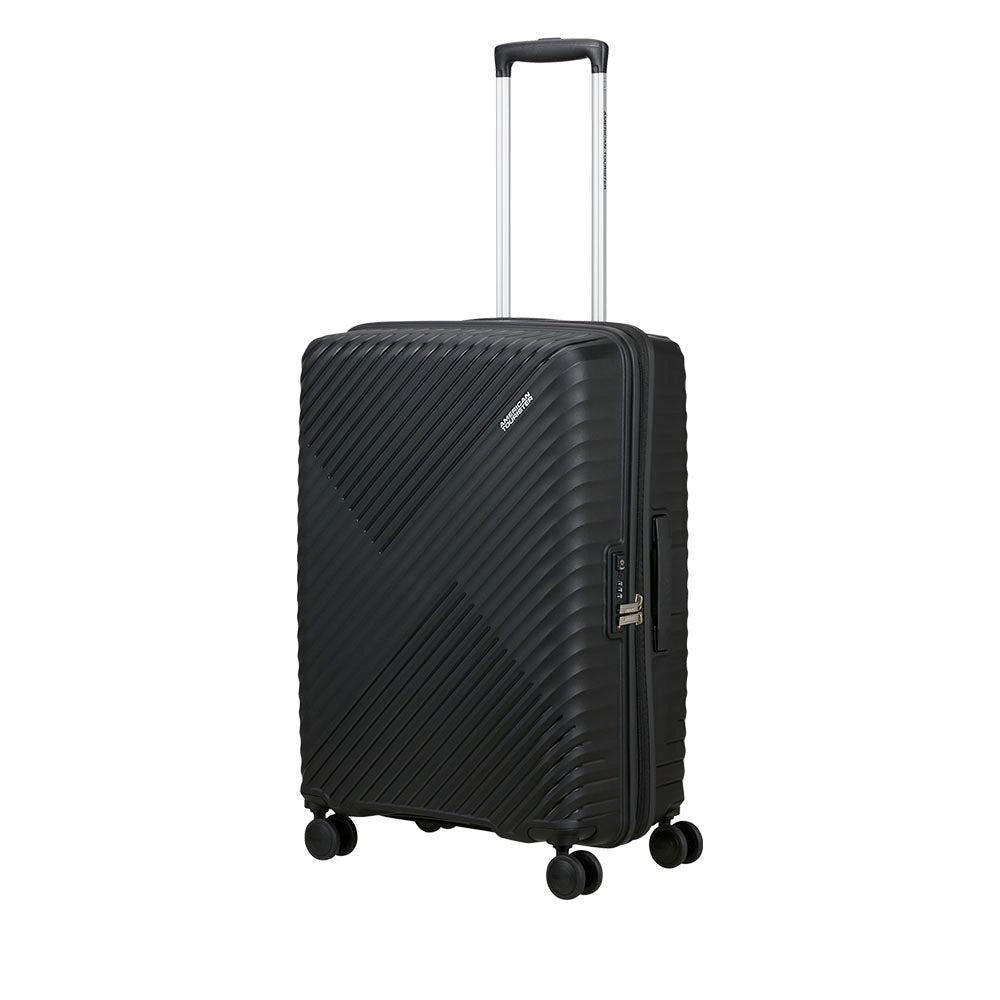 Trolley Medio Rigido Espandibile AMERICAN TOURISTER linea Diablast colore Black Code