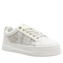 Sneakers Donna 1A Classe Alviero Martini in Eco Nappa Bianca e Geo Safari 2415
