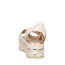 Sandali con Zeppa 1A Classe Alviero Martini in Eco Nappa Bianca 2476