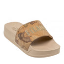 Ciabatte Platform 1A Classe Alviero Martini in Gomma Geo Beige 2505
