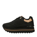 Sneakers Running 1A Classe Alviero Martini in Eco Nappa Nera con Inserti Geo Classic 2560