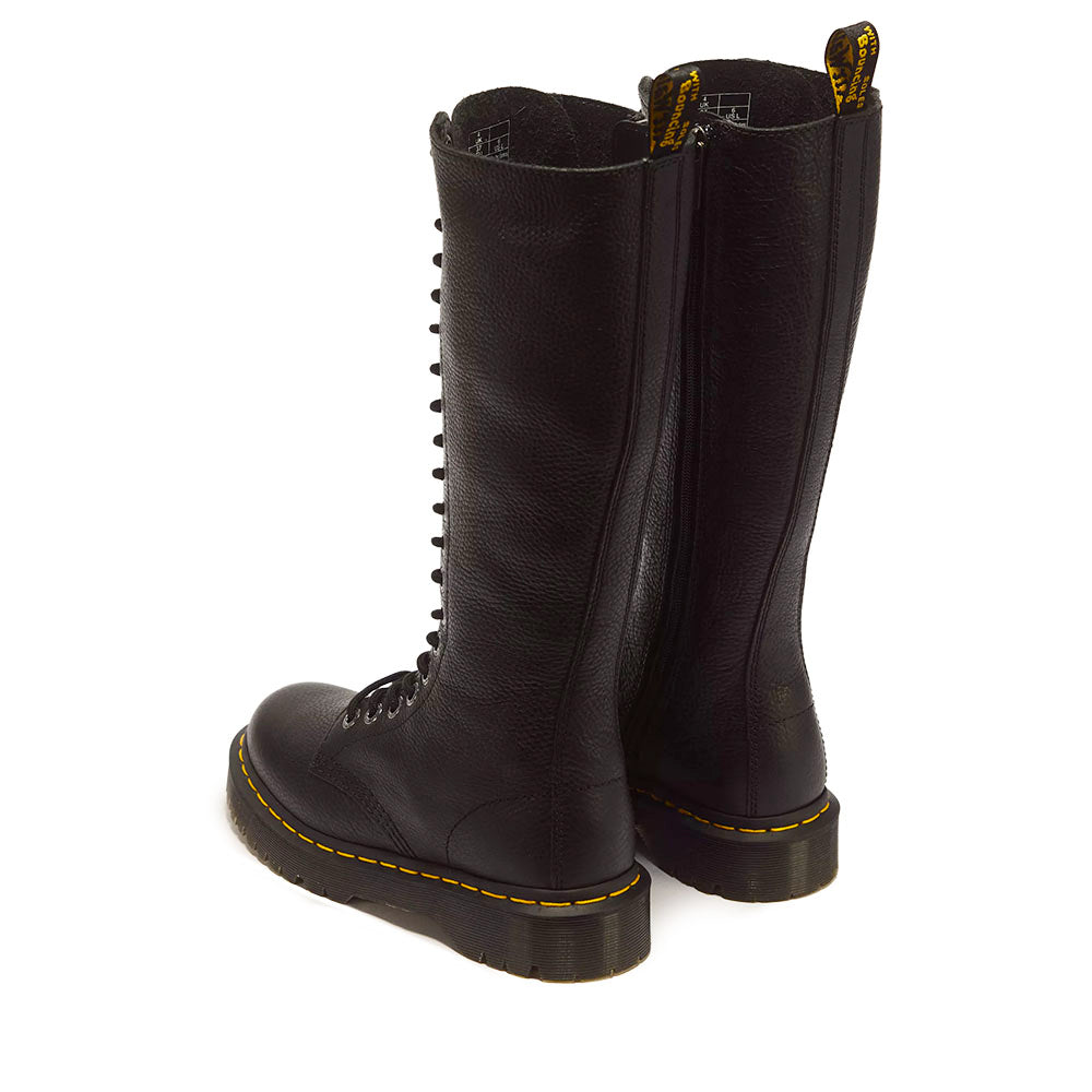Women's Black Leather High Boots DR. MARTENS 1B60 Bex
