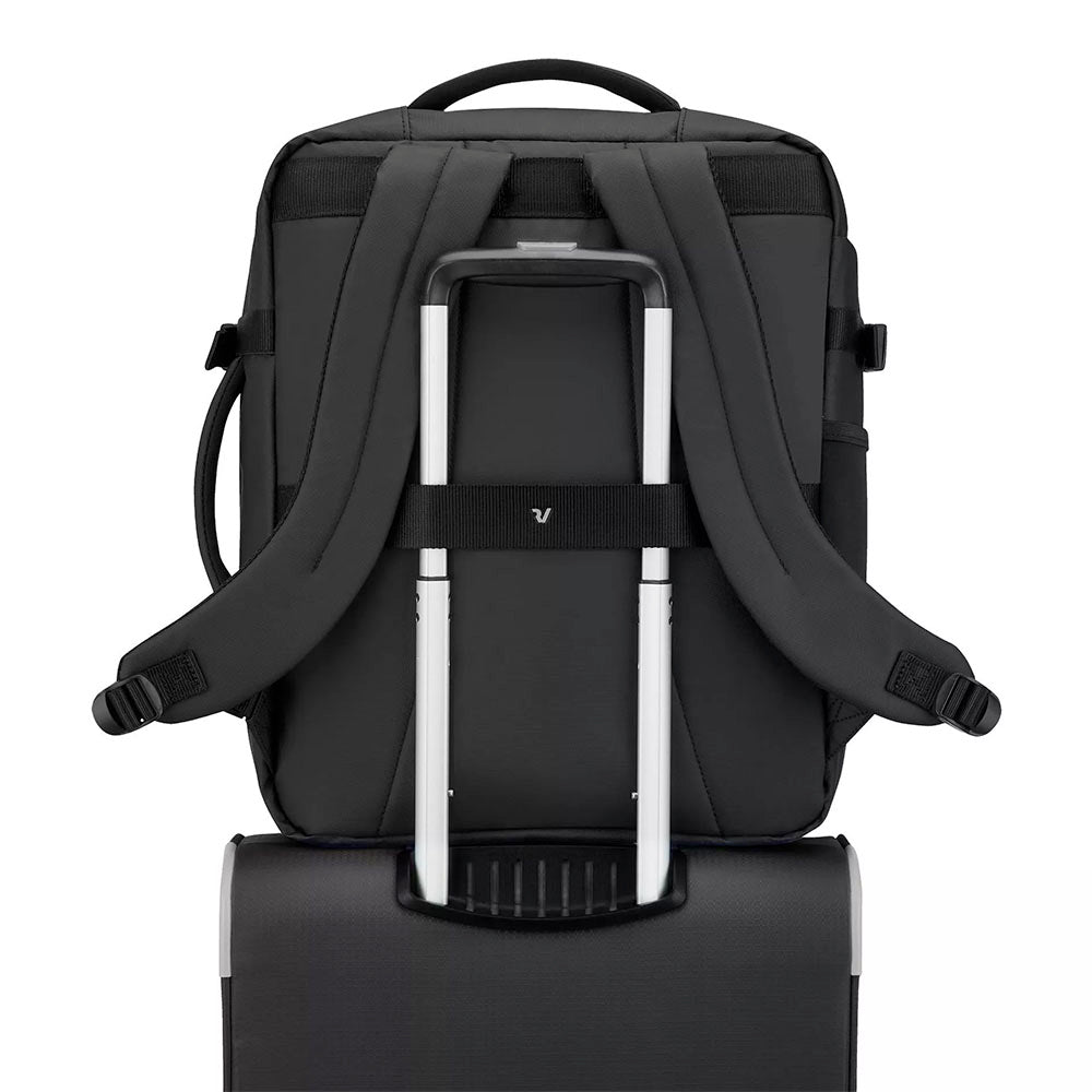 Zaino da Viaggio Underseat RONCATO linea Wanderline in Tessuto Gommato Nero