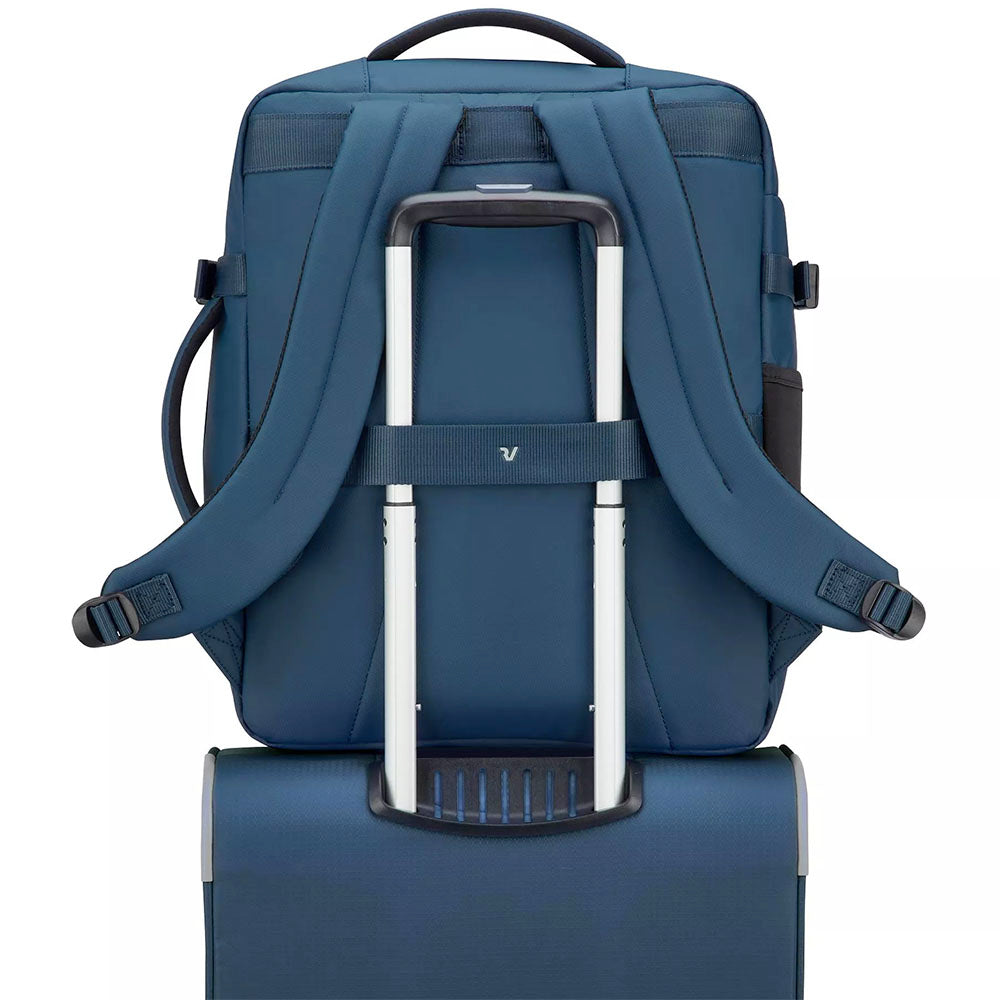 Zaino da Viaggio Underseat RONCATO linea Wanderline in Tessuto Gommato Blu Notte