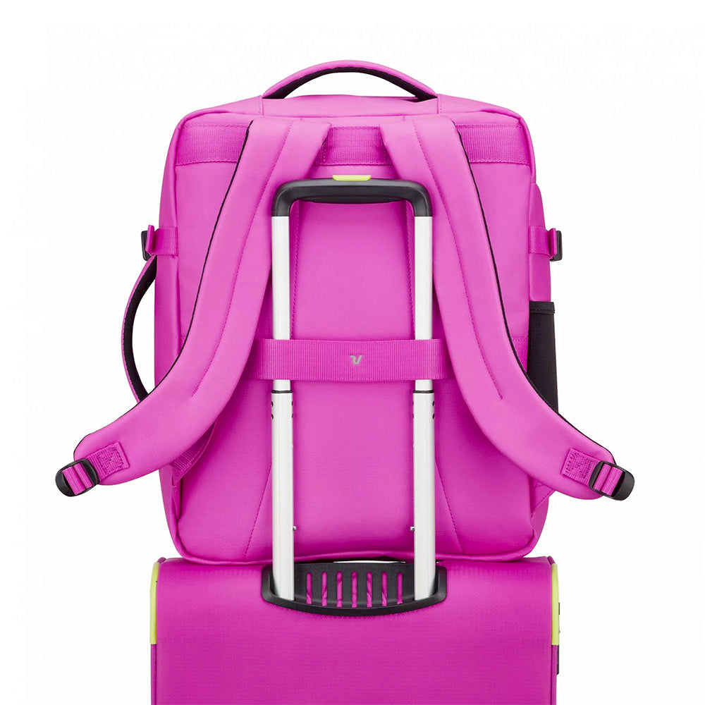 Zaino da Viaggio Underseat RONCATO linea Wanderline in Tessuto Gommato Fucsia