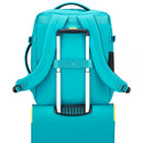 Zaino da Viaggio Underseat RONCATO linea Wanderline in Tessuto Gommato Turchese