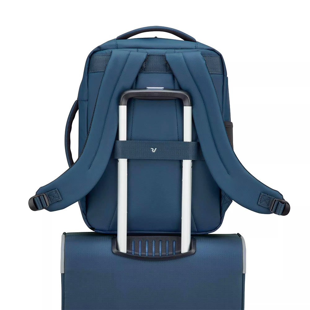 Zaino da Viaggio Underseat Small RONCATO linea Wanderline in Tessuto Gommato Blu Notte
