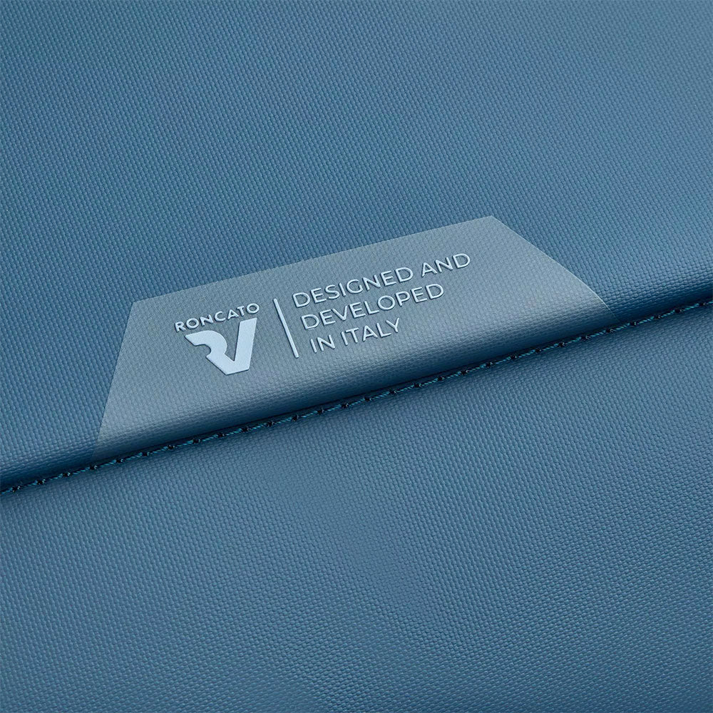 Zaino da Viaggio Underseat Espandibile RONCATO linea Wanderline in Tessuto Gommato Blu Notte