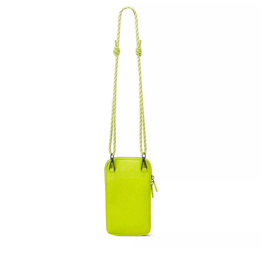 Borsello Porta Telefono RONCATO linea Lite Soft in Tessuto Cyber Lime
