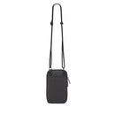 Borsello Porta Telefono RONCATO linea Lite Soft in Tessuto Nero Fumo