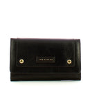 Portafoglio Donna con Bottone THE BRIDGE linea Cecilia in Pelle Nera