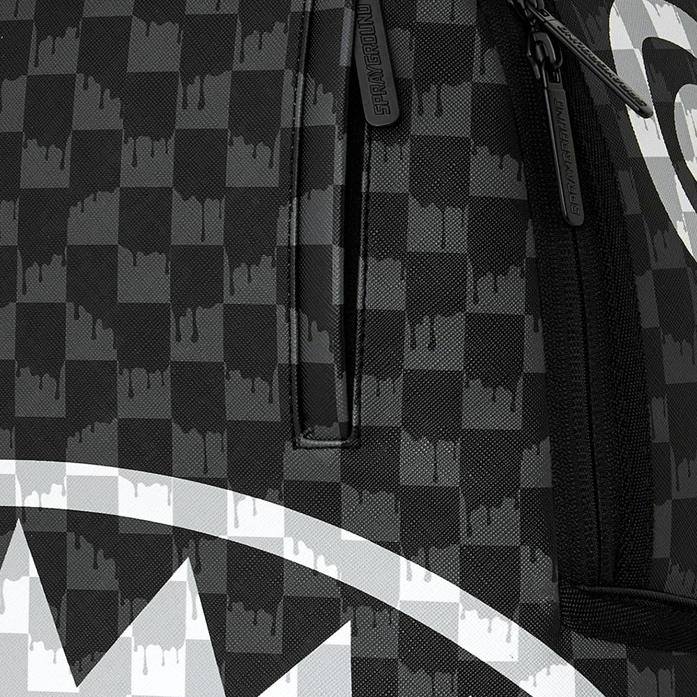 Zaino Unisex SPRAYGROUND stampa Black and White Drip Check