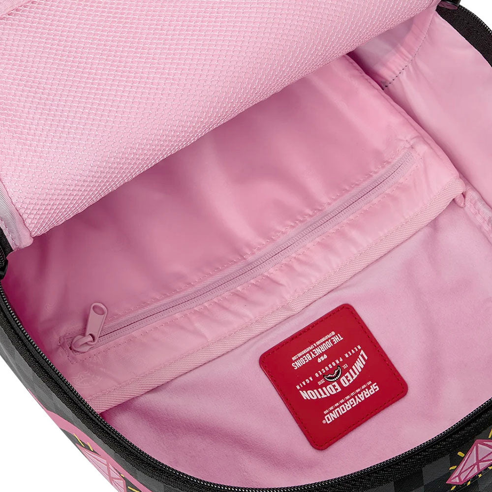 Zaino Unisex SPRAYGROUND stampa Pink Panther Drippy Diamonds