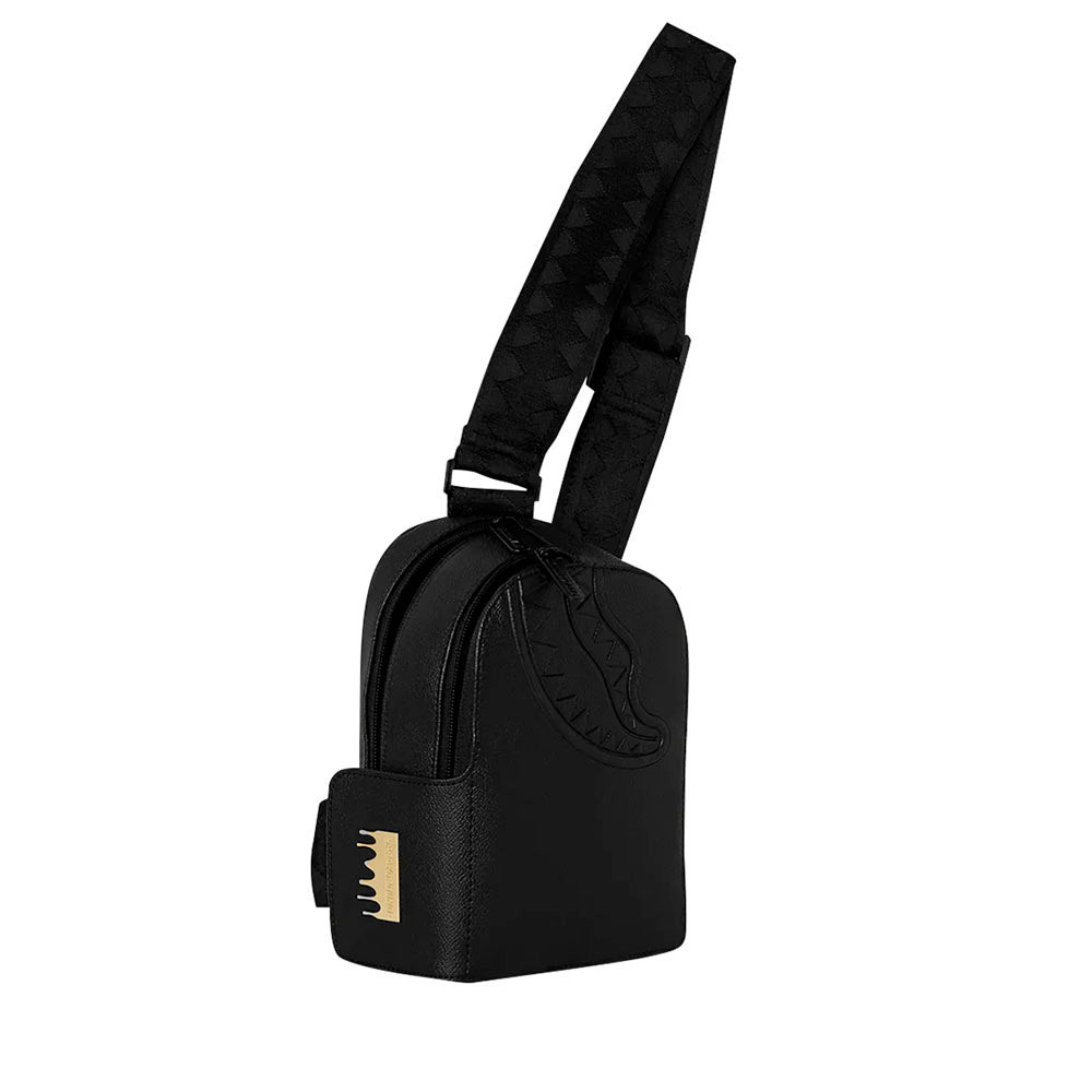 Monospalla SPRAYGROUND stampa Gold Brick Luxe