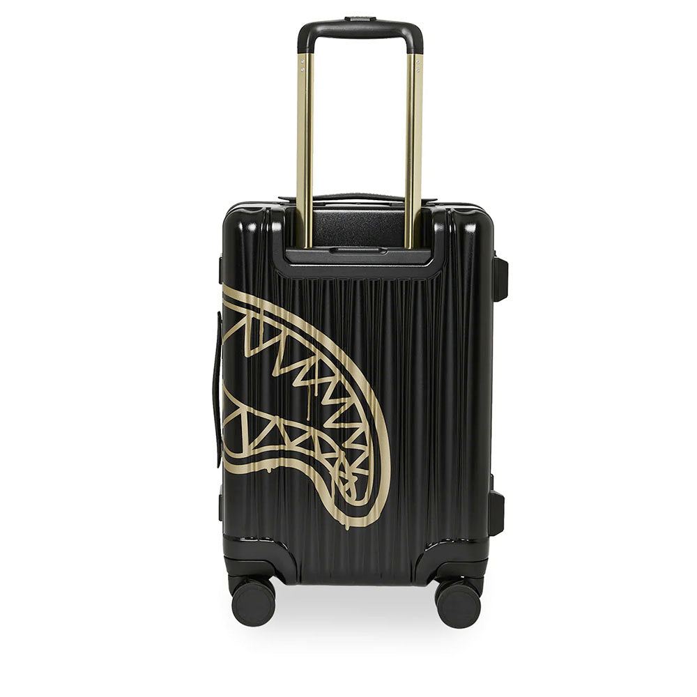 Hartschalen-Kabinentrolley 4 Rollen SPRAYGROUND That Gold Drap