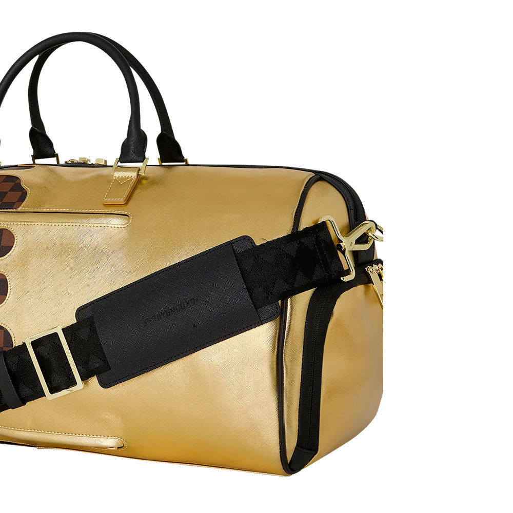 Borsone Weekend SPRAYGROUND stampa Sharks in Paris Gold Drip