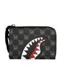 Portafoglio Piccolo con Zip SPRAYGROUND stampa Sharks In Paris WTF Bubbly Black Check