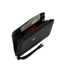 Portafoglio Piccolo con Zip SPRAYGROUND stampa Blacked Out Embossed Black Tooth