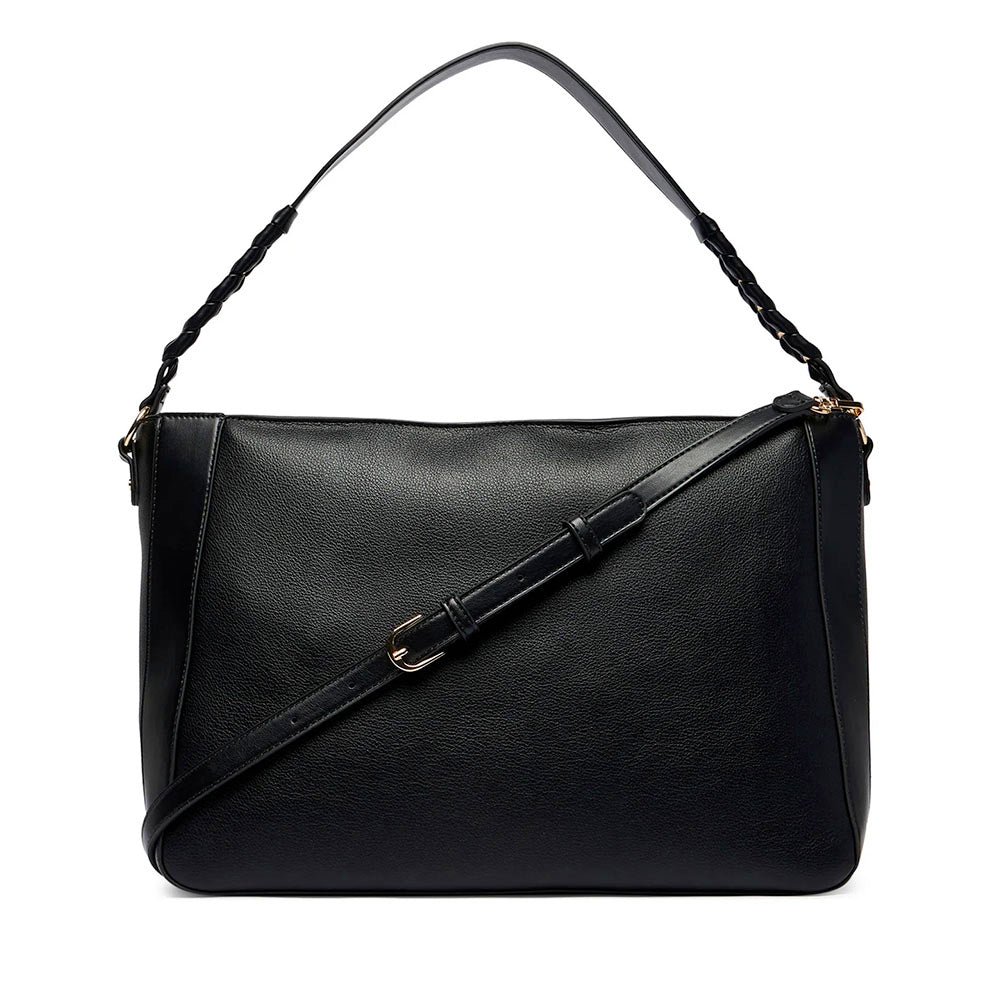 Hobo Bag Media Donna LIU JO Better stampa Bottalata Nera