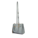 Borsa Donna a Mano LIU JO Better effetto Bottalato Azzurro con Charm