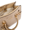 Borsa Donna a Mano LIU JO Neutro con Logo Monogram All Over