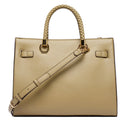 Borsa Donna a Mano Media LIU JO Better effetto Bottalato color Fango con Charm