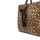 Mittelgroße Damen-Henkeltasche LIU JO mit Animal-Print mit Anhänger