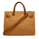 Borsa Donna a Mano Media LIU JO Marrone con Logo Monogram All Over