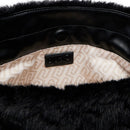 Borsa Donna a Spalla Small LIU JO linea Riccy in Faux Fur Nero
