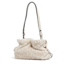 Borsa Donna a Spalla Small LIU JO linea Riccy in Faux Fur color Crema