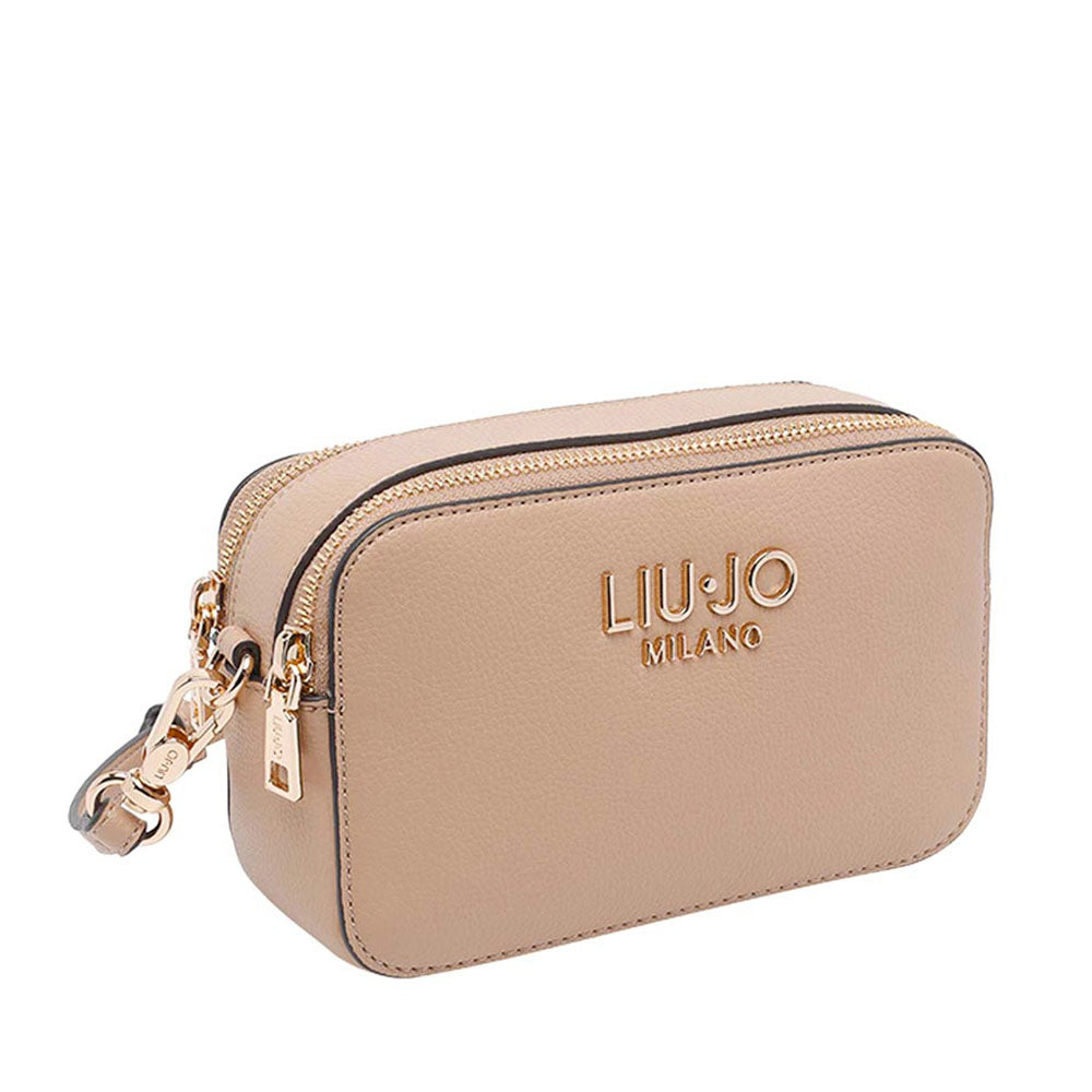 Borsa Donna a Tracolla Small LIU JO Better stampa Bottalata Dark Cipria